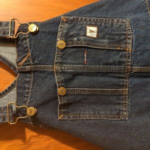 Fortress Products Men's Workwear Bib overalls, size 36/34, blue denim